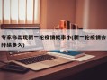 专家称出现新一轮疫情概率小(新一轮疫情会持续多久)